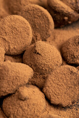 sweet chocolates with natural cocoa and cocoa butter