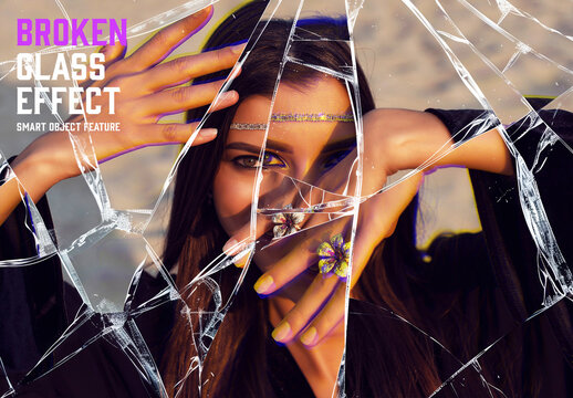 Broken Glass Effect with Generative AI