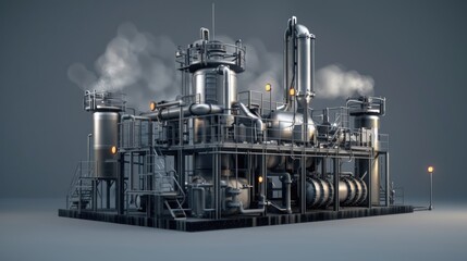 energy industrial machine for petroleum gas production