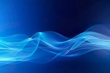 Fototapeta premium Abstract blue smoke background. Generative AI