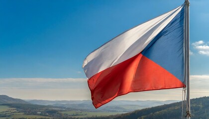 The Flag of Czech Republic