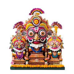 Fototapeta premium Happy rath yatra, Lord Jagannath. Ai Generated