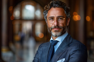 Business Man in the Style of Dutch Golden Age