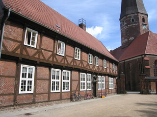 Fachwerkhäuser in der Altstadt von Salzwedel