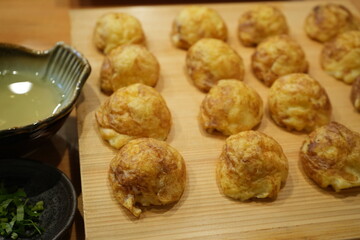 Japanese food, Akashiyaki, Famous in Hyogo, Japan - 日本 兵庫 明石焼き