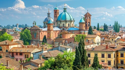 Ravenna Byzantine Mosaics Skyline