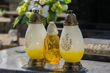 Friedhof, Grabstein, Statue	