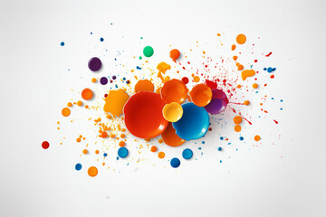 Abstract background with colorful balls. Vector illustration for your design. Eps 10