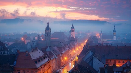 Sibiu Transylvanian Charm Skyline