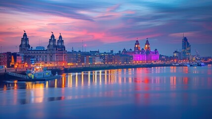 Liverpool Beatles Legacy Skyline