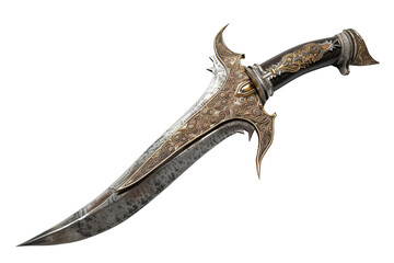 Savage dagger, its origins lost to the annals of time, on a solid white background.