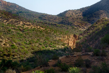 Fototapeta na wymiar Paradise Valley in High Atlas Mountains, Agadir, Morocco