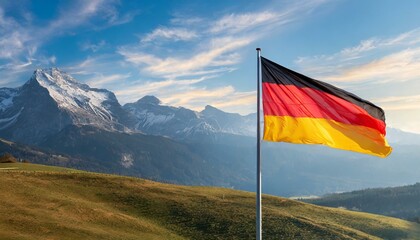 The Flag of Germany - Powered by Adobe