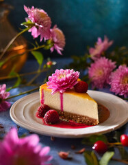 chocolate cake with cherry