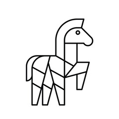 Zebra logo. Icon design. Template elements	