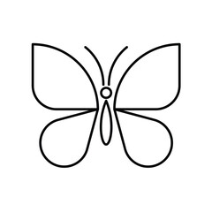 Butterfly logo. Icon design. Template elements