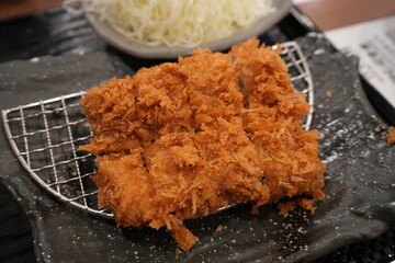 Japanese Food, Tonkatsu, Pork Cutlet - 日本料理 豚カツ

