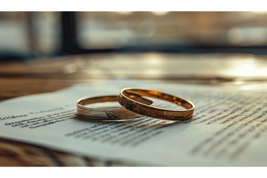 Annulment: The Legal Process of Canceling a Marriage - A Symbolic Image Representing
