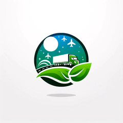 eco transport, ecology, logo