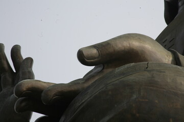 statue of a Buddha's hand