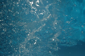 real water splashes and drops, abstract background