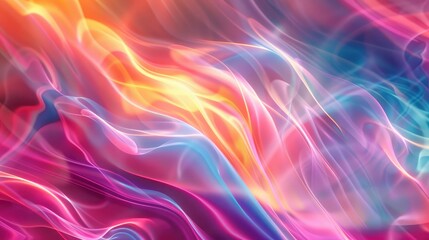 abstract colorful background with wave lines and sparkles, light background wallpaper colorful gradient blurry soft smooth motion bright shine