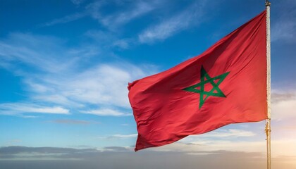 The Flag of Morocco
