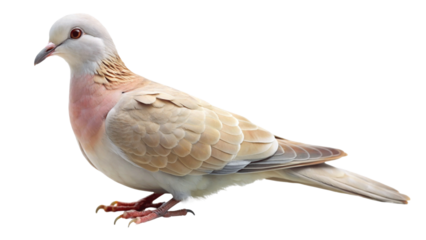 A brown Pigeon isolated on Transparent background.
