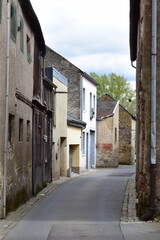 narrow old town street in Luxembourg