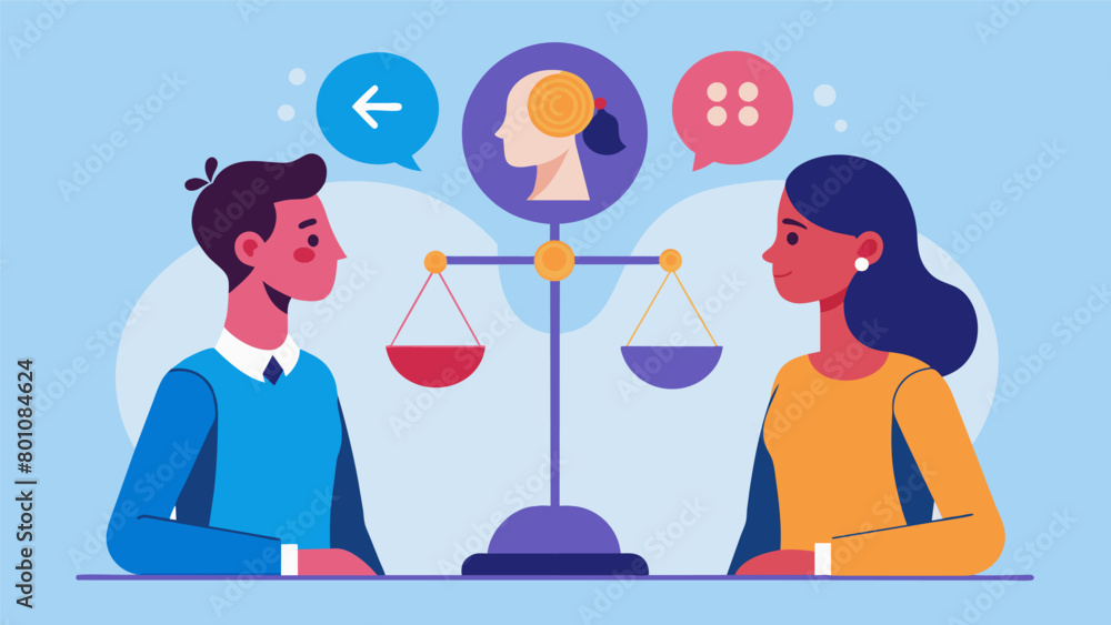 Poster a heated exchange between advocates for cognitive equality and those who argue that such technologie