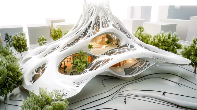 Biomimikry Architektur der Zukunft. 