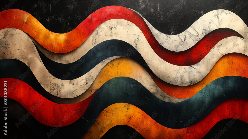 Poster abstract colorful stripe pattern background