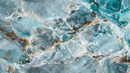 Obraz premium aqua tone emperador marble, natural breccia stone agate surface, modern Italian marble Marble background. Generative AI.