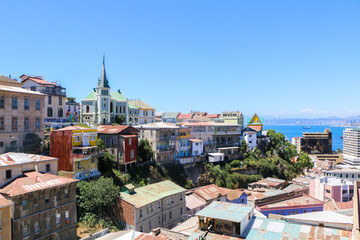 panorama of the town country