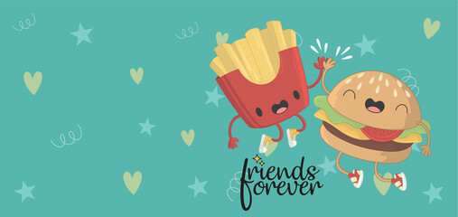 Mug friendship illustration png print file. 12