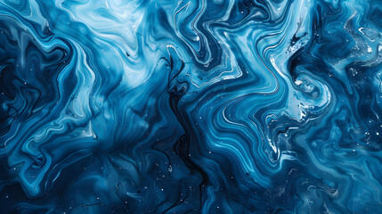 blue abstract good Swirls Marble background. Generative AI.
