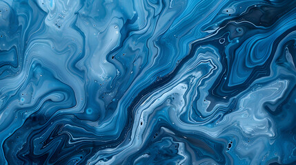 blue abstract good Swirls Marble background. Generative AI.