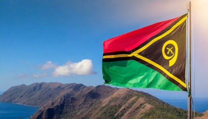 The Flag of Vanuatu