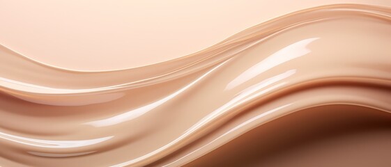 Creamy beige with a silky smooth flow, excellent for a minimalist beauty brand,