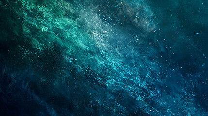 Fototapeta na wymiar Background noise, textured, glowing, vibrant cover header poster design in blue and green with a grainy texture.