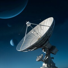 satellite dish on the roof