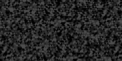 Fototapeta premium Modern abstract geometric polygon background. Abstract polygon triangle background vector illustration. Black and gray Polygon Mosaic Background.