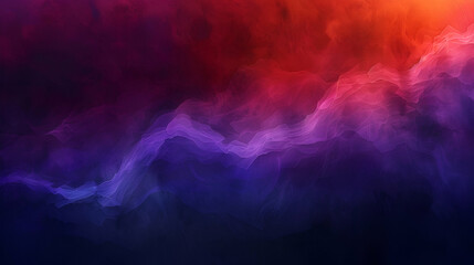 purple, red, orange, blue, and black colours on a dark, grainy gradient background abstract banner poster cover design