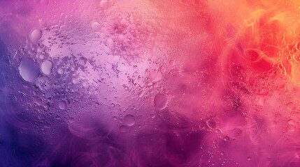 Vibrant colours of magenta, pink, purple, orange, and sphere; abstract background with a grainy gradient; colourful poster header design; noise texture