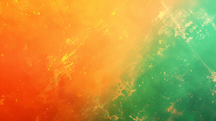 Wide banner size, wide banner colour, bright orange, green, and blue gradient background with noise...
