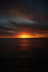 Obraz premium sunset over the sea