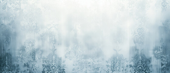 Elegant Blue Toned Vintage Floral Pattern with Subtle Gradients and Textured Background for Design and Decor