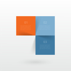 Infographic with 3 options.