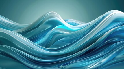 Smooth flowing wave motion concept background, illustration, Abstract illustration of dynamic linear blue motion, corporate business style,abstract blue background with some smooth lines in it 
