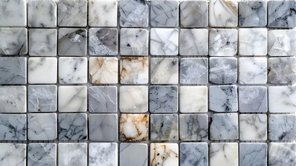 abstract marble mosaic marble background. Generative AI.